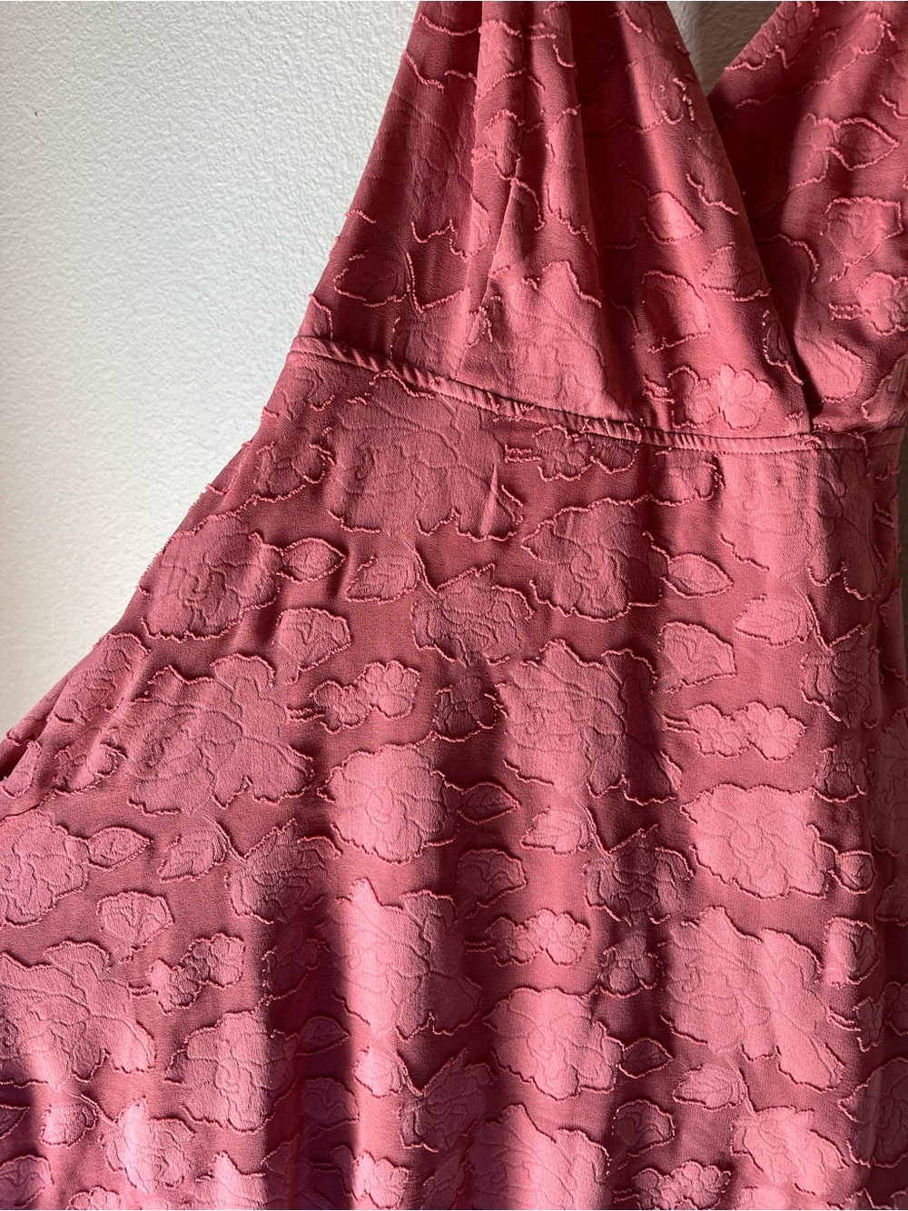 Speechless Dusty Rose Lace Mini Dress with Crisscross Straps - Picture 2 of 7
